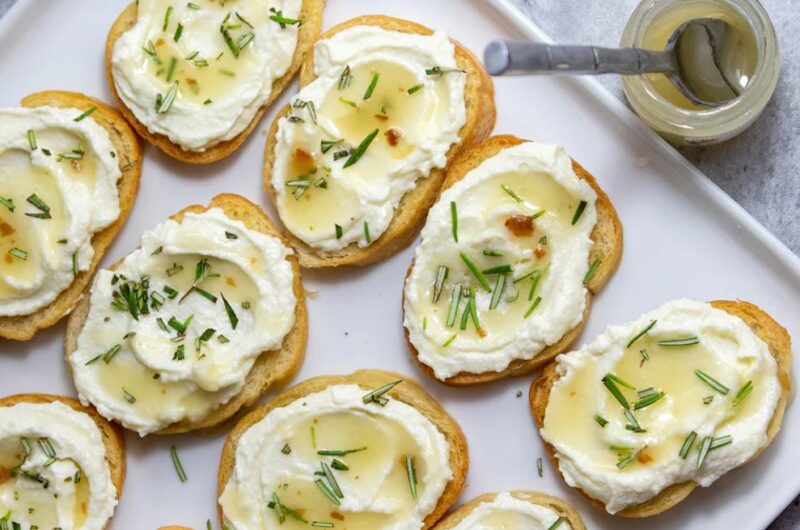 Honey Truffled Crostini